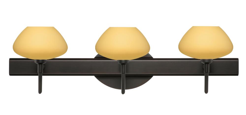 Besa Wall Peri Bronze Vanilla Matte 3x5W LED