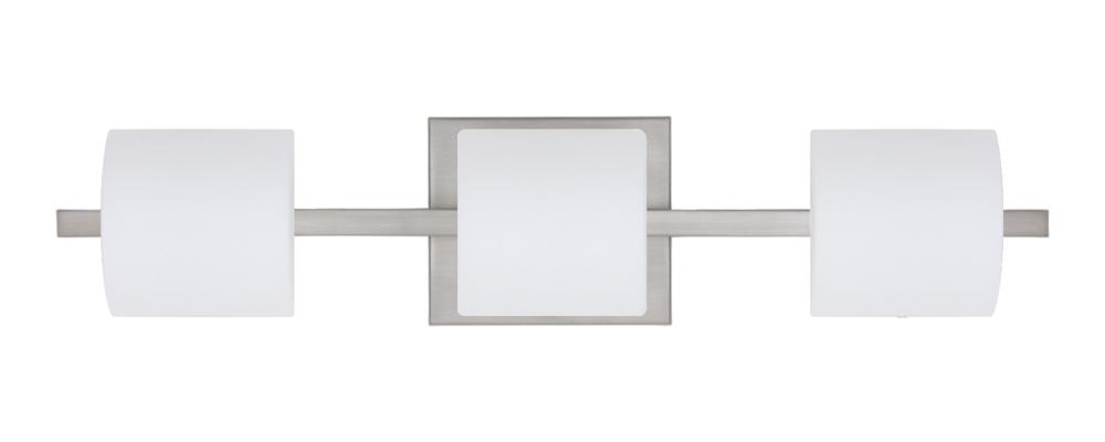 Besa Wall Paolo Satin Nickel Opal Matte 3x5W LED