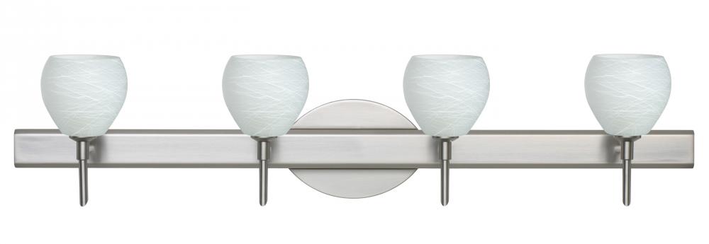 Besa Wall Tay Tay Satin Nickel Cocoon 4x5W LED