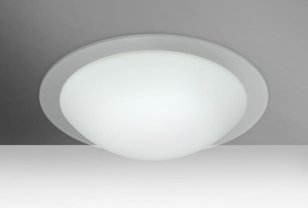 Besa Ceiling Ring 15 White/Clear 1x17W LED