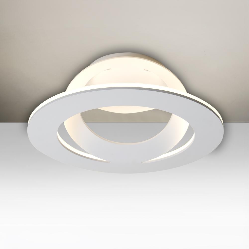 Besa, Cue Ceiling, White Finish, 1x15W LED