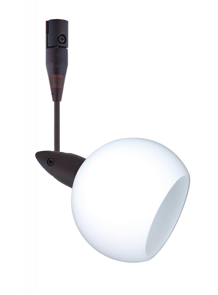 Besa Spotlight With 12" Stem Palla 3 Bronze Opal Matte 1x35W Bipin MR11