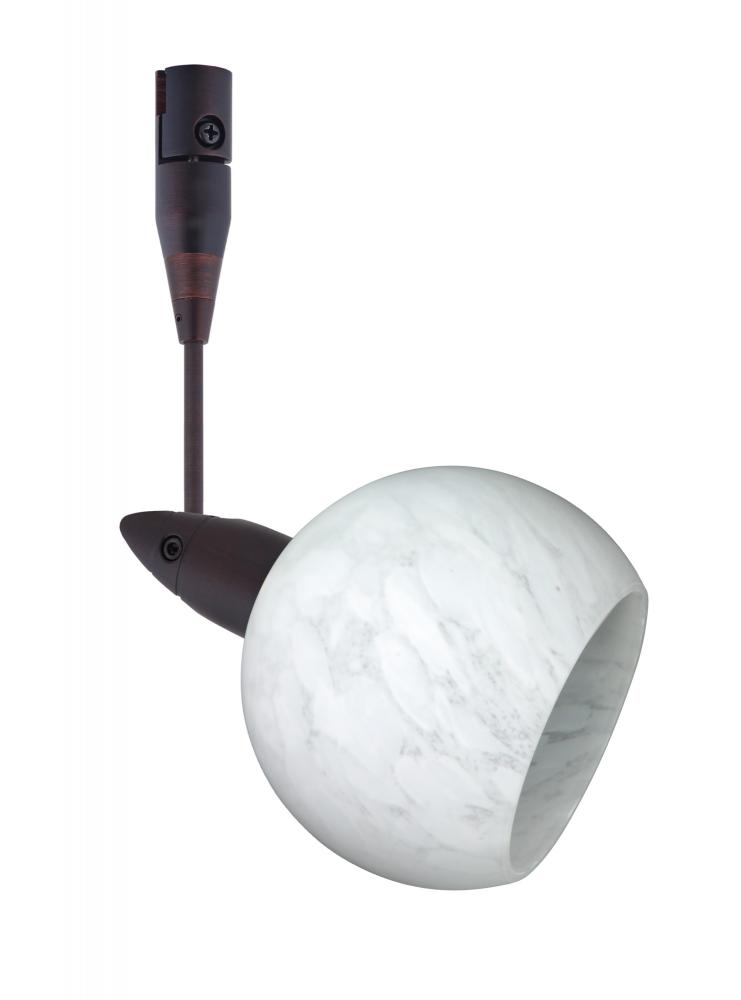 Besa Spotlight With 6" Stem Palla 3 Bronze Carrera 1x35W Bipin MR11