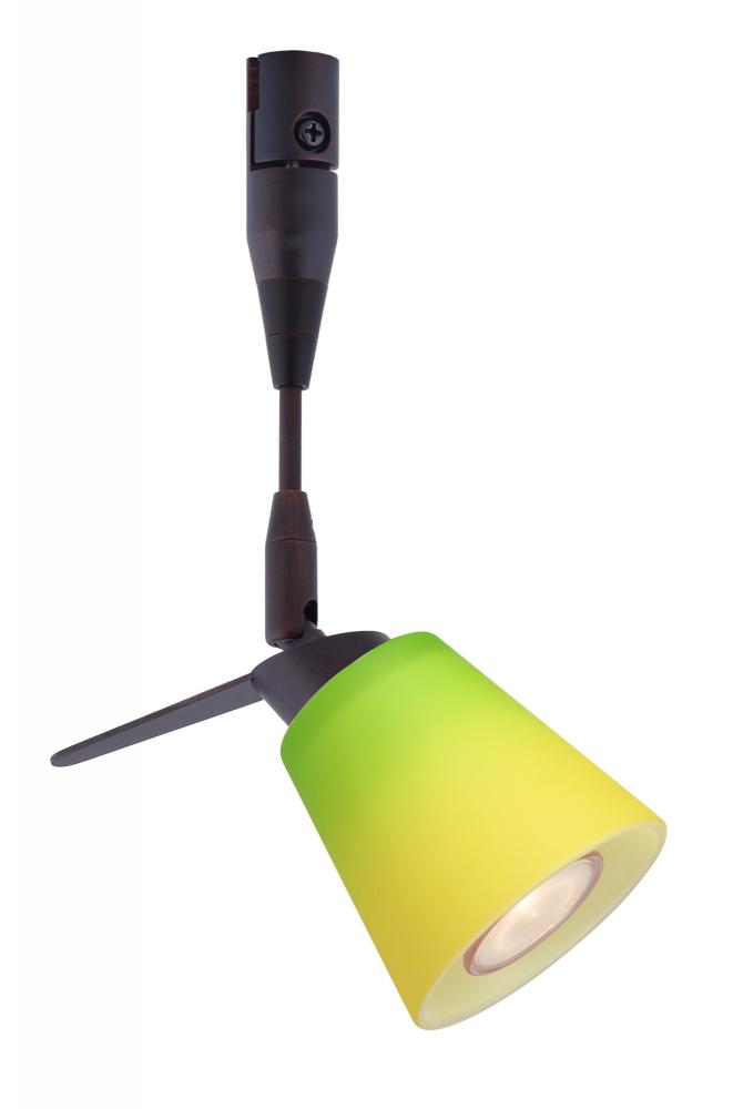 Besa Spotlight Canto 3 Bronze Bicolor Green/Yellow 1x35W Bipin MR11