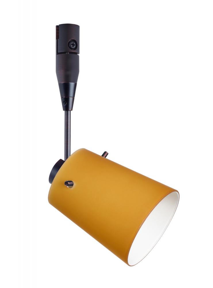 Besa Spotlight With 6" Stem Tammi 3 Bronze Amber Matte 1x50W Bipin MR16