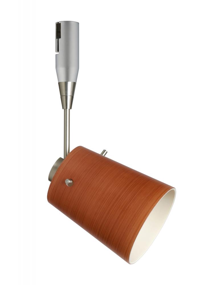 Besa Spotlight With 6" Stem Tammi 3 Satin Nickel Cherry 1x50W Bipin MR16