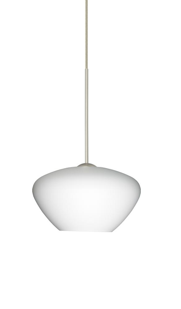 Besa Pendant Peri Satin Nickel Opal Matte 1x50W MAX GY6.35 Base