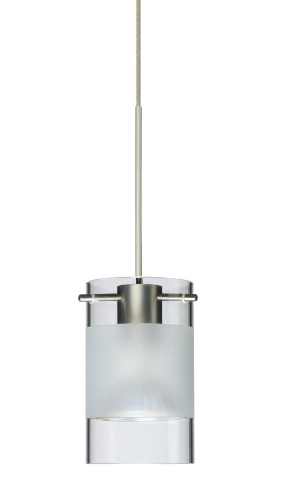 Besa Scope 4 Pendant Rxp Clear/Frost Satin Nickel 1x5W LED MR16