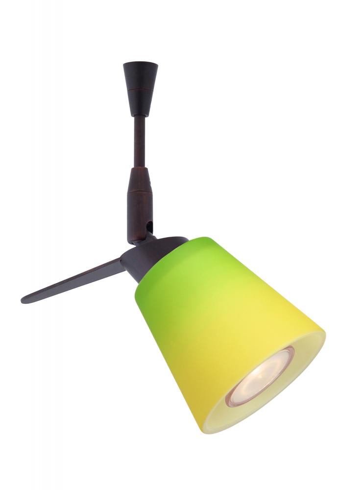 Besa Spotlight Canto 3 Bronze Bicolor Green/Yellow 1x35W Bipin MR11