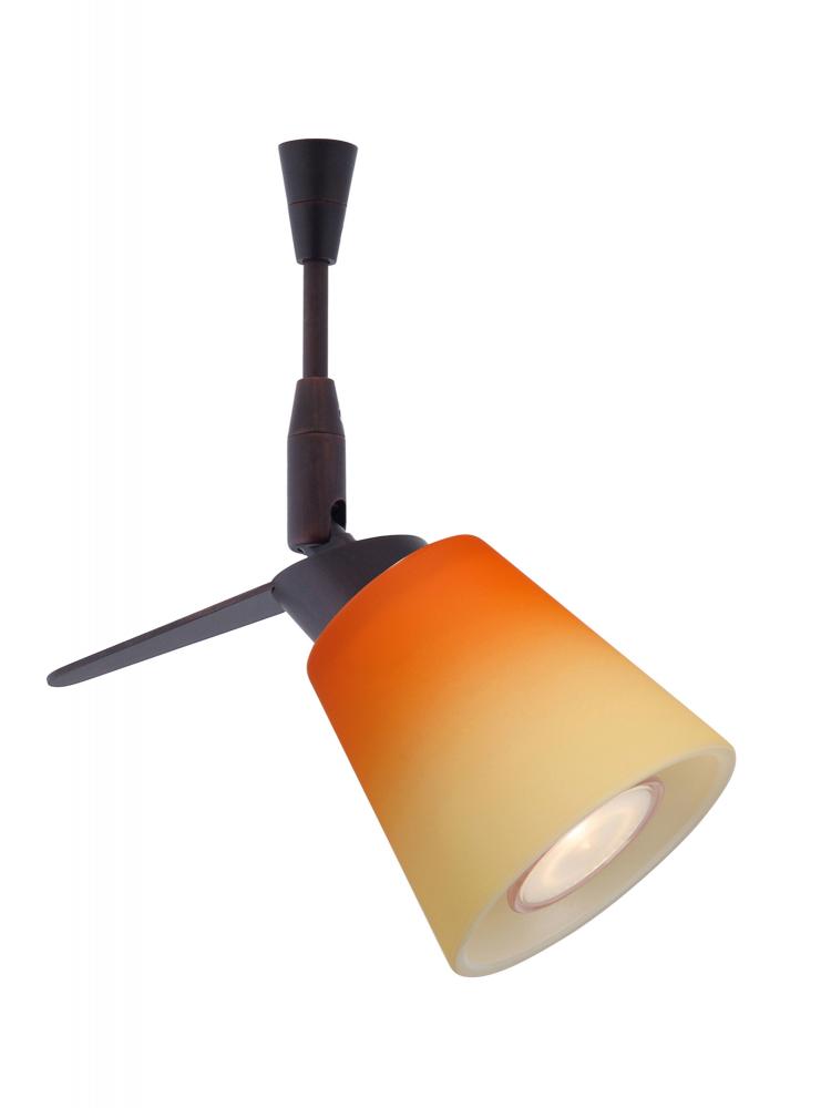 Besa Spotlight Canto 3 Bronze Bicolor Orange/Pina 1x35W Bipin MR11