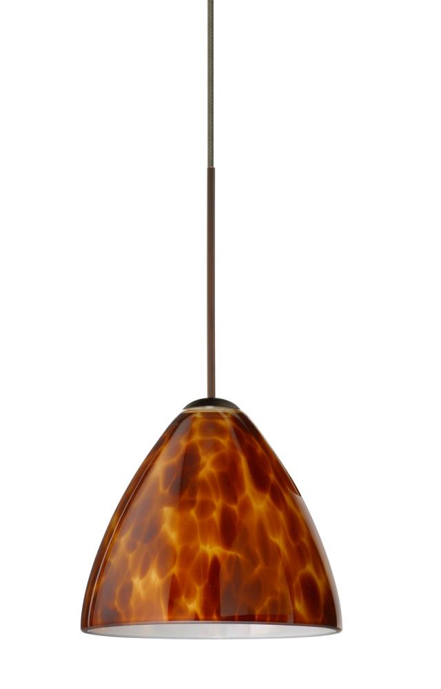 Besa Pendant For Multport Canopy Mia Bronze Amber Cloud 1x50W MAX GY6.35 Base