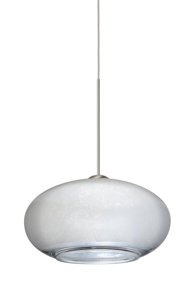 Besa Pendant For Multiport Canopy Brio 7 Satin Nickel Silver Foil 1x35W MAX GY6.35 Base