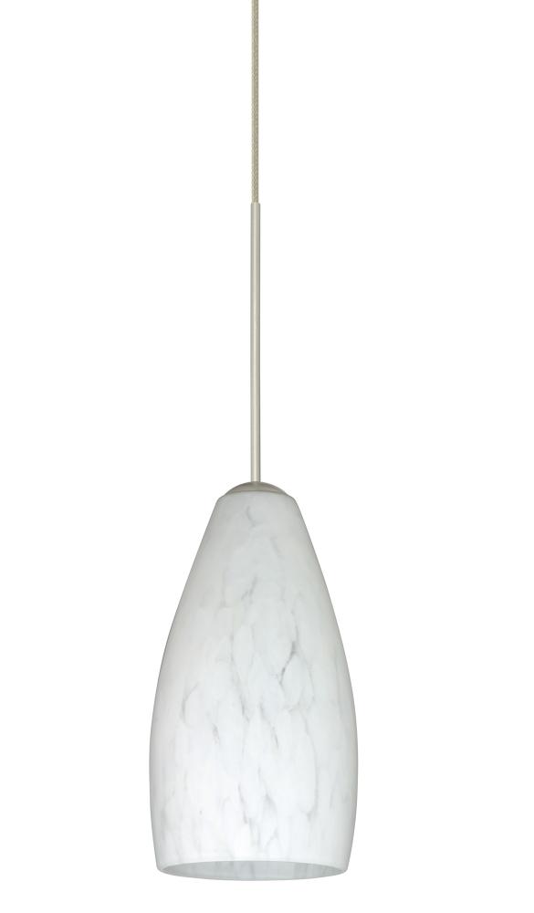 Besa Pendant For Multiport Canopy Karli Satin Nickel Carrera 1x50W MAX GY6.35 Base