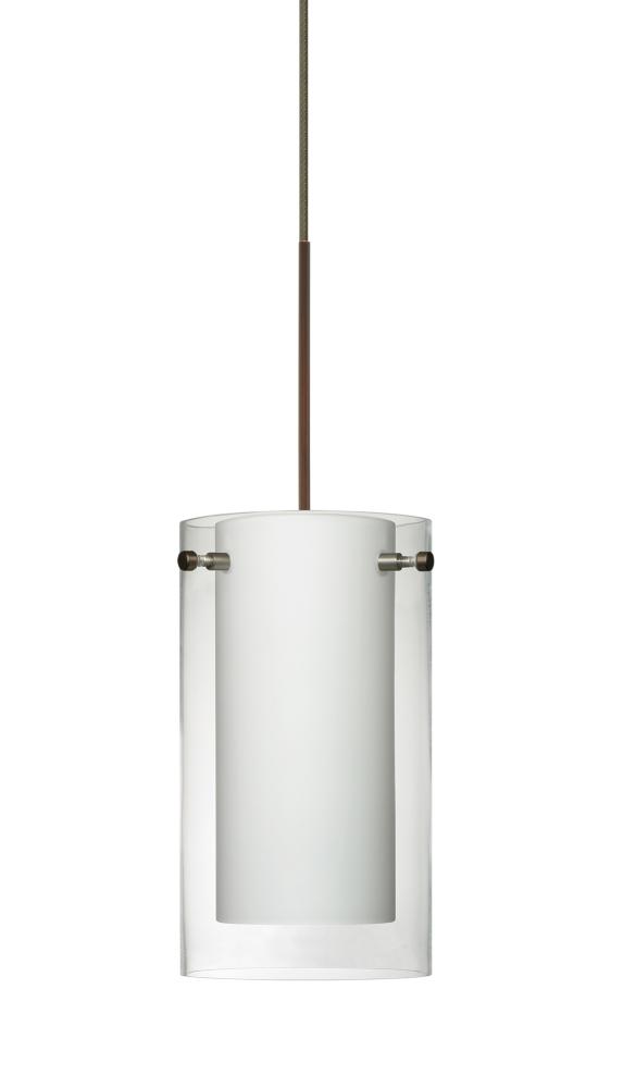 Besa Pendant For Multiport Canopy Pahu 4 Bronze Clear/Opal 1x35W MAX GY6.35 Base