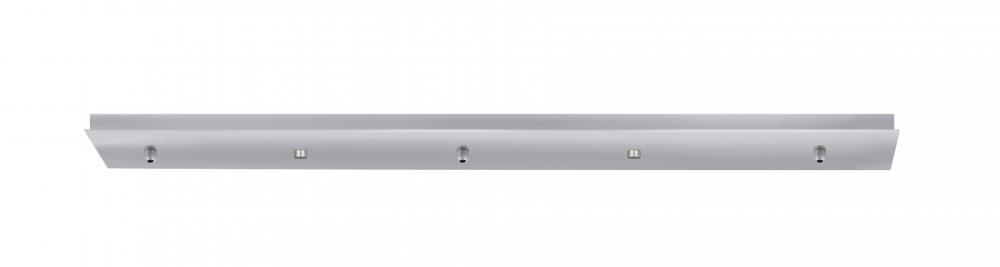 Besa 3-Light Bar 12V Multiport Canopy, Satin Nickel