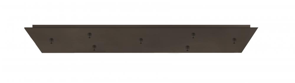 Besa 7-Light Bar 120V Multiport Canopy, Bronze