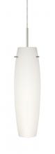 Besa Lighting 1BT-412107-HAL-SN - Besa Tu Tu Pendant Satin Nickel Opal Matte 1x40W Halogen