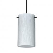 Besa Lighting 1BT-440419-BK - Besa Stilo 7 Pendant Black Carrera 1x50W E12 base