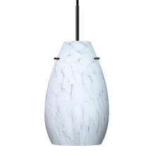 Besa Lighting 1JC-412619-BK - Besa Pera 9 Pendant Black Carrera 1x100W Medium Base