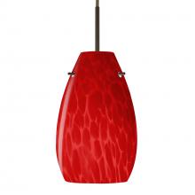 Besa Lighting 1JC-4126RC-BR - Besa Pera 9 Pendant Bronze Red Cloud 1x100W Medium Base