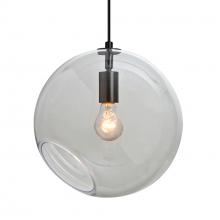 Besa Lighting 1JC-MAESTRO12CL-BK - Besa, Maestro 12 Cord Pendant, Clear, Black Finish, 1x60W Medium base