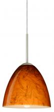 Besa Lighting 1JT-4470HB-SN - Besa Vila Pendant Satin Nickel Habanero 1x60W Medium Base