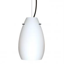 Besa Lighting 1KX-412607-BK - Besa Pera 9 Cable Pendant Opal Matte Black 1x100W Medium Base