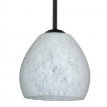 Besa Lighting 1TT-412219-BK - Besa Bolla Pendant Black Carrera 1x50W E12 base