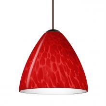 Besa Lighting 1XC-1779RC-BR - Besa Pendant Mia Bronze Red Cloud 1x50W MAX GY6.35 Base