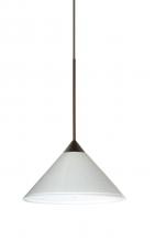 Besa Lighting 1XC-282453-BR - Besa Pendant Kona Bronze White Starpoint 1x50W MAX GY6.35 Base