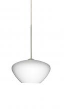 Besa Lighting 1XC-541007-SN - Besa Pendant Peri Satin Nickel Opal Matte 1x50W MAX GY6.35 Base