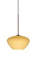 Besa Lighting 1XC-5410VM-BR - Besa Pendant Peri Bronze Vanilla Matte 1x50W MAX GY6.35 Base