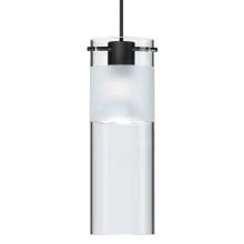 Besa Lighting 1XC-6527EC-BK - Besa Pendant Scope 7, Black Finish, Clear/Frost 1x50W MAX GY6.35 Base MR16