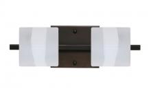 Besa Lighting 2WS-787399-BR - Besa Wall Paolo Bronze Opal Frost 2x50W G9
