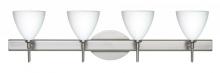 Besa Lighting 4SW-177907-LED-SN - Besa Wall Mia Satin Nickel Opal Matte 4x5W LED