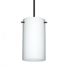 Besa Lighting B-440407-BK - Besa Stilo 7 Pendant For Multiport Canopy Black Opal Matte 1x50W E12 base