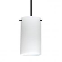Besa Lighting B-4404KR-MED-BK - Besa Stilo 7 Pendant For Multiport Canopy Black Chalk 1x40W B10 Med