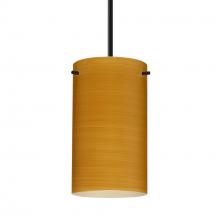 Besa Lighting B-4404OK-BK - Besa Stilo 7 Pendant For Multiport Canopy Black Oak 1x50W E12 base