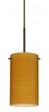 Besa Lighting B-4404OK-BR - Besa Stilo 7 Pendant For Multiport Canopy Bronze Oak 1x50W E12 base