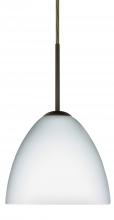 Besa Lighting B-757207-BR - Besa Sasha Pendant For Multiport Canopy Bronze Opal Matte 1x50W E12 base