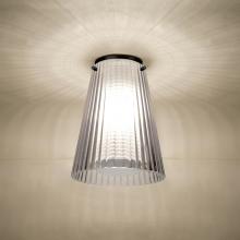 Besa Lighting DIONCLC-BK - Dion Ceiling, Clear Shade, Black Finish, 1x60W MAX Medium base