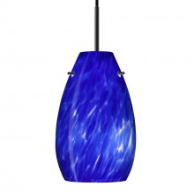 Besa Lighting J-412686-BK - Besa Pera 9 Pendant For Multiport Canopy Black Blue Cloud 1x100W Medium Base