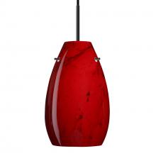 Besa Lighting J-4126MA-BK - Besa Pera 9 Pendant For Multiport Canopy Black Magma 1x100W Medium Base