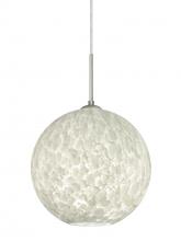 Besa Lighting J-COCO1219-SN - Besa Coco 12 Pendant For Multiport Canopy, Carrera, Satin Nickel Finish, 1x60W Medium Base