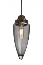 Besa Lighting J-SULUSM-BR - Besa, Sulu Cord Pendant For Multiport Canopy, Smoke Bubble, Bronze Finish, 1x60W Medium Base