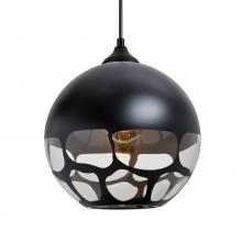 Besa Lighting OP-ROCKYBK-BK - Besa, Rocky Outdoor Pendant, Black Finish, , Black Finish, 1xE26 Base Base