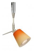 Besa Lighting RSP-5042OP-SN - Besa Spotlight Canto 3 Satin Nickel Bicolor Orange/Pina 1x35W Bipin MR11
