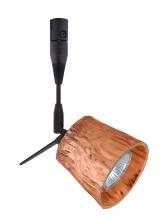 Besa Lighting RSP-5145CF-06-BR - Besa Spotlight With 6" Stem Nico 3 Bronze Stone Copper Foil 1x50W Bipin MR16
