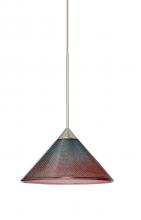 Besa Lighting RXP-117691-SN - Besa Pendant Kona Satin Nickel Bi-Color 1x50W MAX GY6.35 Base
