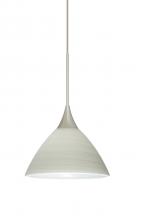 Besa Lighting RXP-1743KR-SN - Besa Pendant Domi Satin Nickel Chalk 1x50W MAX GY6.35 Base